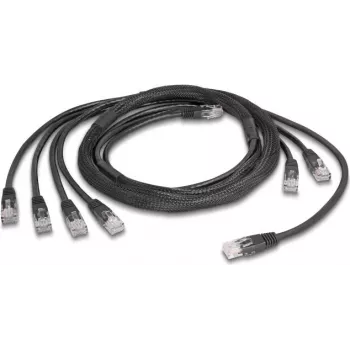 DeLOCK tinklo kabelis Juodas 5 m Cat5e U/UTP 90121