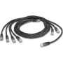 DeLOCK tinklo kabelis Juodas 5 m Cat5e U/UTP 90121