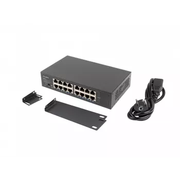 Lanberg Switch RSGE-16 Rack 10/19 (16 prievadų 1Gb)