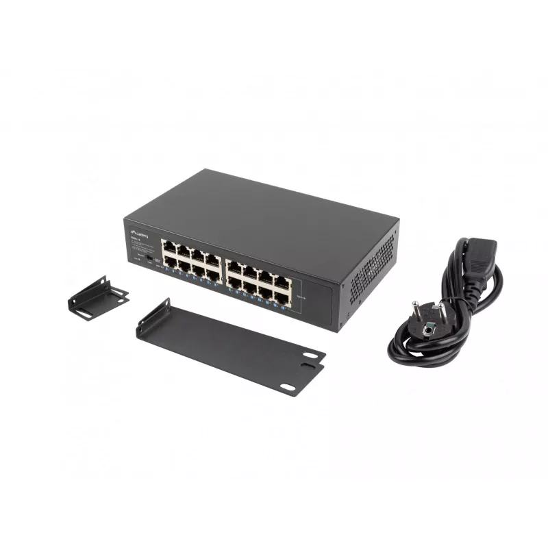 Lanberg Switch RSGE-16 Rack 10/19 (16 prievadų 1Gb)