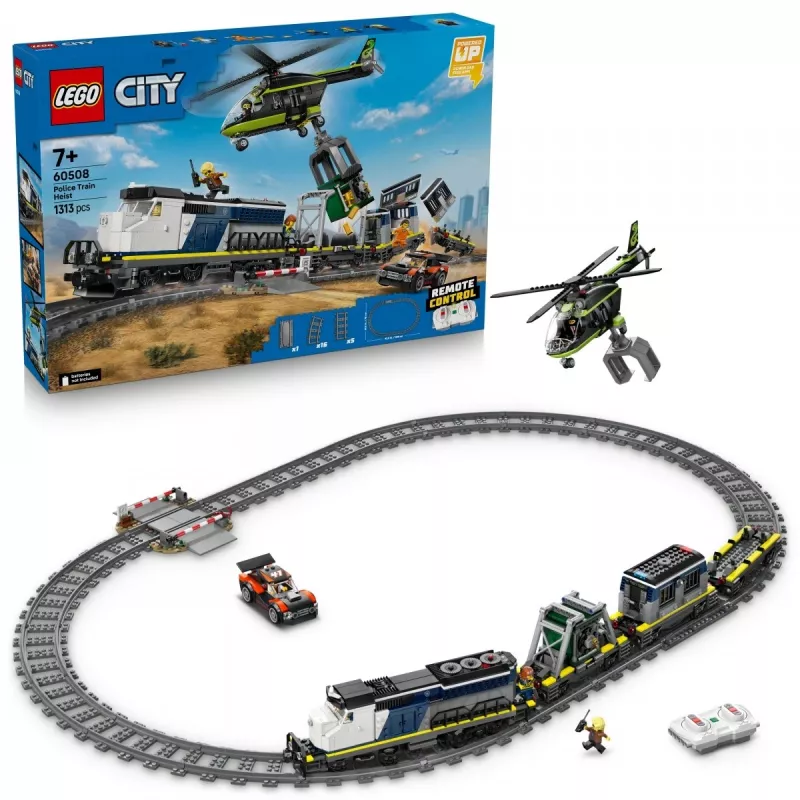 Bricks City 60508 Policijos traukinio apiplėšimas