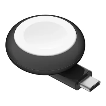 Belaidis USB išmaniojo laikrodžio įkroviklis Belkin BoostCharge — 5 W, vidaus / lauko, juoda / balta