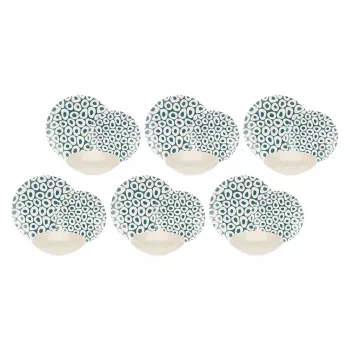 Pietų servizas 6 asmenims Rose&Tulipani R18420TA18 Sea Stones dizainas, 18 dalių