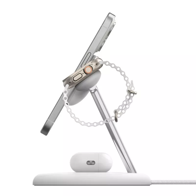 Belkin WIZ023VFBK mobiliojo įrenginio įkroviklis Ausinės, Išmanusis telefonas, Išmanusis laikrodis Juodas USB Belaidis įkrovimas Vidaus patalpoms