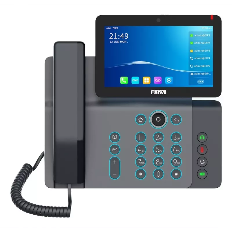 Fanvil V67 IP telefonas juodas 20 linijų LCD Wi-Fi