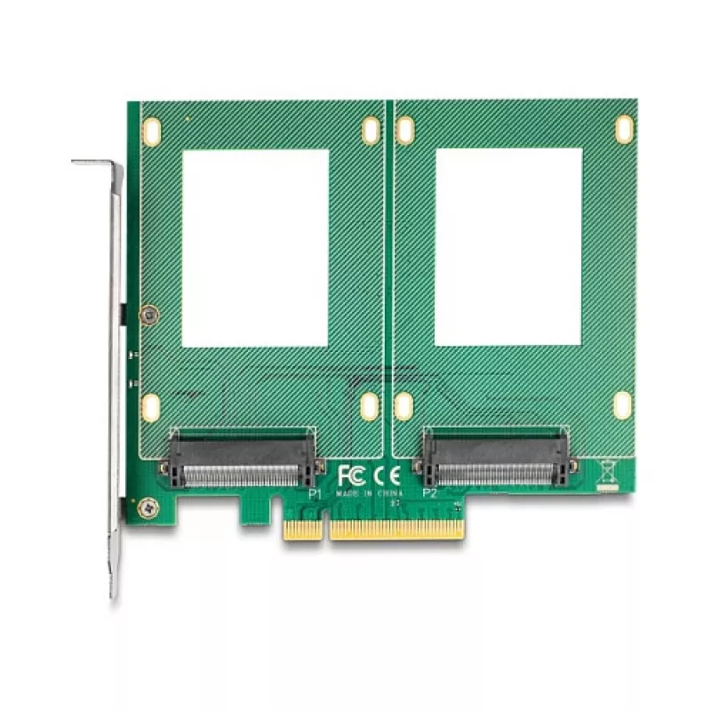 Vidinė U.2 adapteris DeLOCK 90162 PCIe sąsaja LED indikatoriai