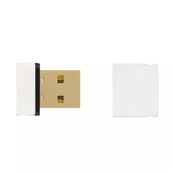 Qoltec - Tinklo adapteris - USB 2.0 - 802.11b/g/n - Balta