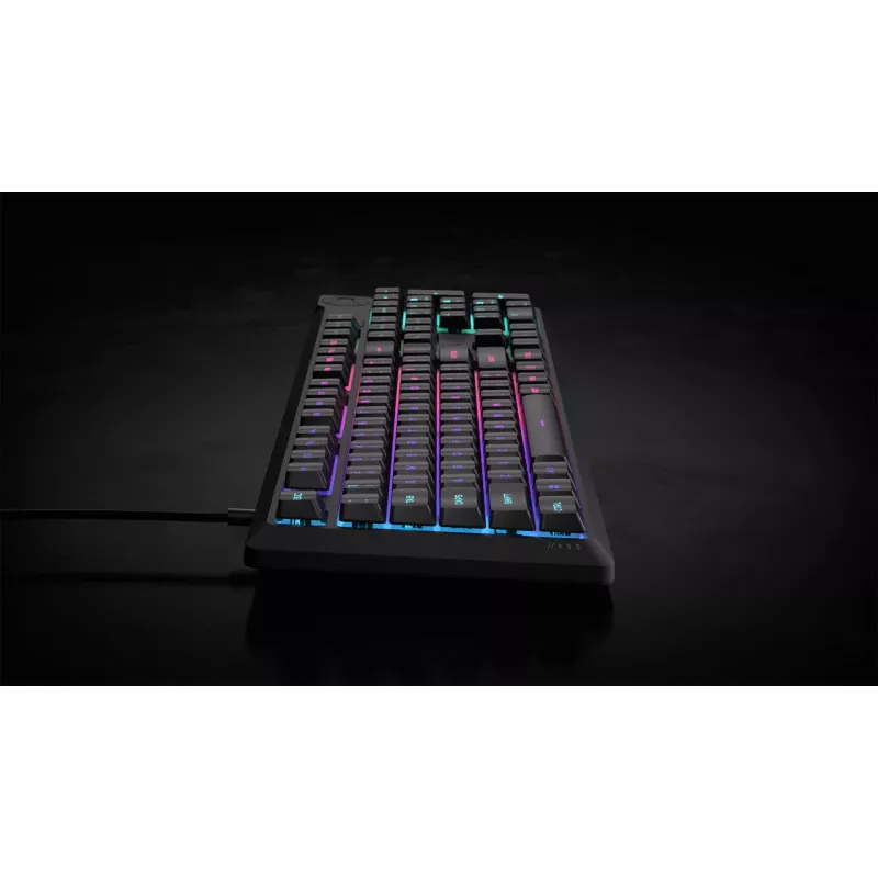 Corsair CH-9226D65-DE klaviatūra žaidimams USB QWERTZ vokiška pilka