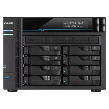 Asustor AS6508T NAS bokštas Intel Atom® C3538 8 GB DDR4 0 TB ADM juoda