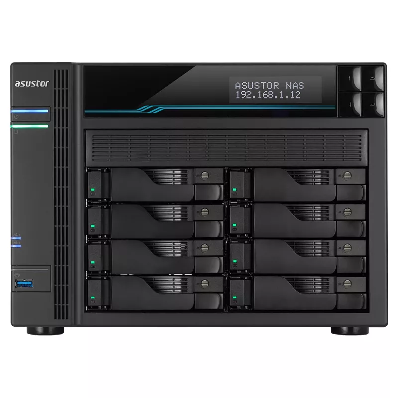 Asustor AS6508T NAS bokštas Intel Atom® C3538 8 GB DDR4 0 TB ADM juoda
