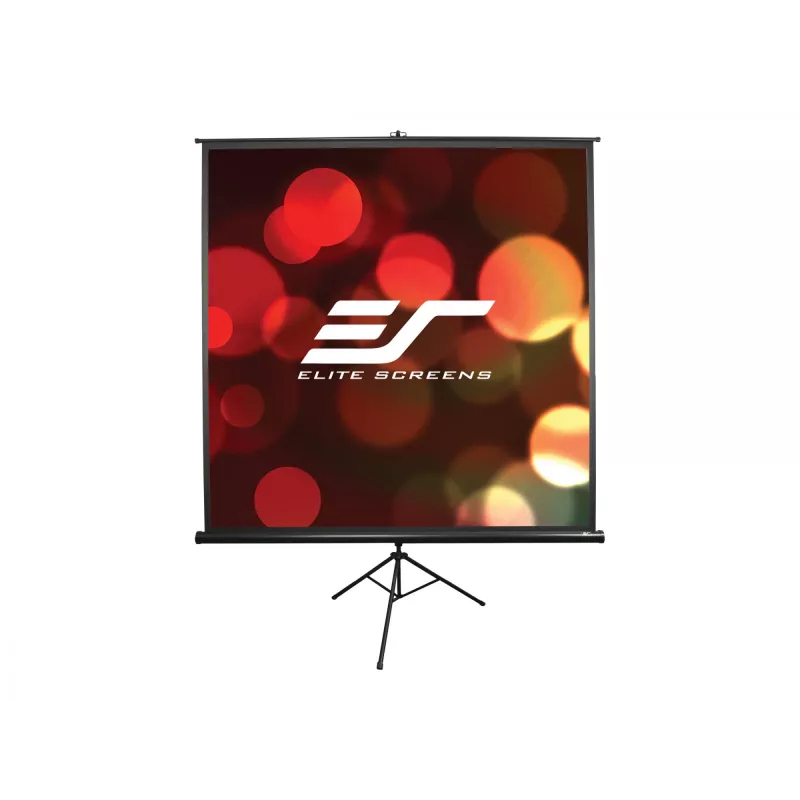 Elite Screens | Tripod/Portable Pull Up Projector Screen | T92UWH | Įstrižainė 92 coliai | 16:9 | Matomas ekrano plotis (P) 203,2 cm | Juoda