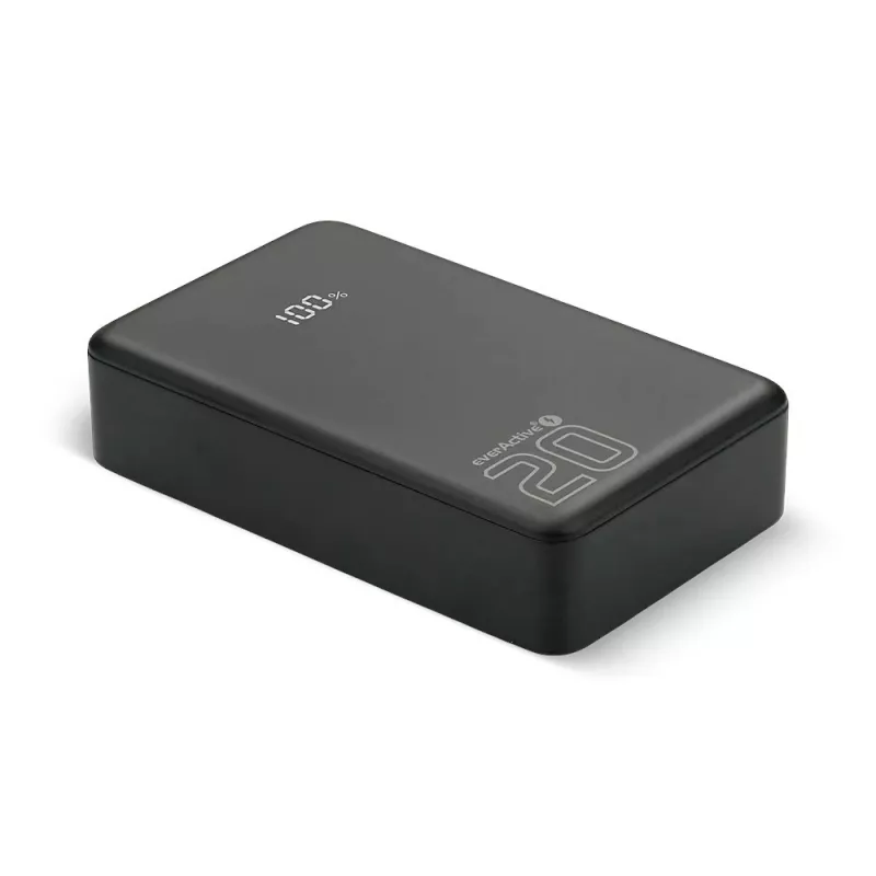 Išorinė baterija everActive EB-22QB 20 000 mAh, 2× USB-C 20 W, Quick Charge 4.0
