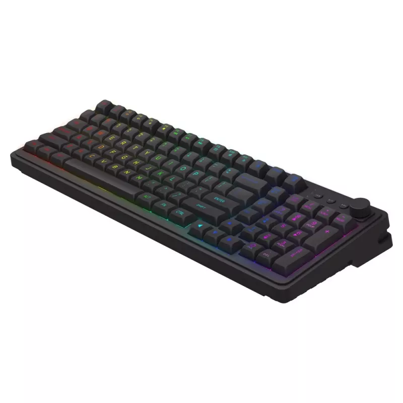 Savio Galaxis klaviatūra, žaidimams, USB, QWERTY, US English, juoda