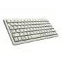 Laidinė kompaktinė klaviatūra Cherry G84-4100 AZERTY 83 klavišai USB + PS/2 Pilka, 1,75 m laidas
