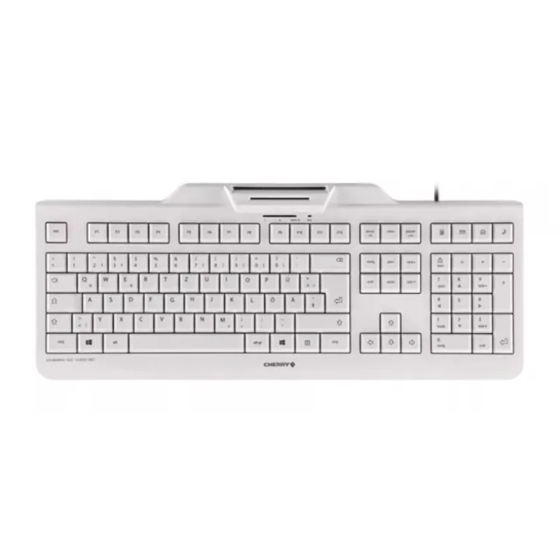 CHERRY KC 1000 SC klaviatūra USB Swiss pilka