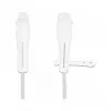 DeLOCK apsauginiai dangteliai USB Type-C ir Apple Lightning jungtims, 2 vnt., balti