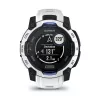 Išmanusis laikrodis GARMIN Instinct 2 45 mm, MIP 0,9 colio (176×176), GPS, saulės energija, silikoninis dirželis mėlynas/baltas