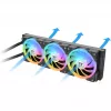 AIO skysčiu aušinamas procesoriaus aušintuvas THERMALTAKE MAGFloe 360 Ultra — 360mm radiatorius, RGB ventiliatoriai
