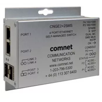 Komutatorius ComNet Intelligent Self Managed Ring CNGE2+2SMSPOEHO su 2 PoE prievadais