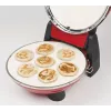 Picų keptuvas G3FERRARI G10032 — 1200W, akmens kepimo paviršius, maks. 400°C, 31 cm pica, mechaninis laikmatis, raudona