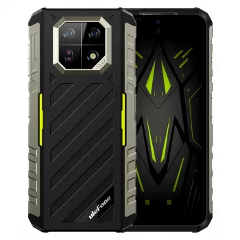 Patvarus išmanusis telefonas UleFone Armor 22 4G, 9 GB RAM, 128 GB atminties, IP69K, žalias