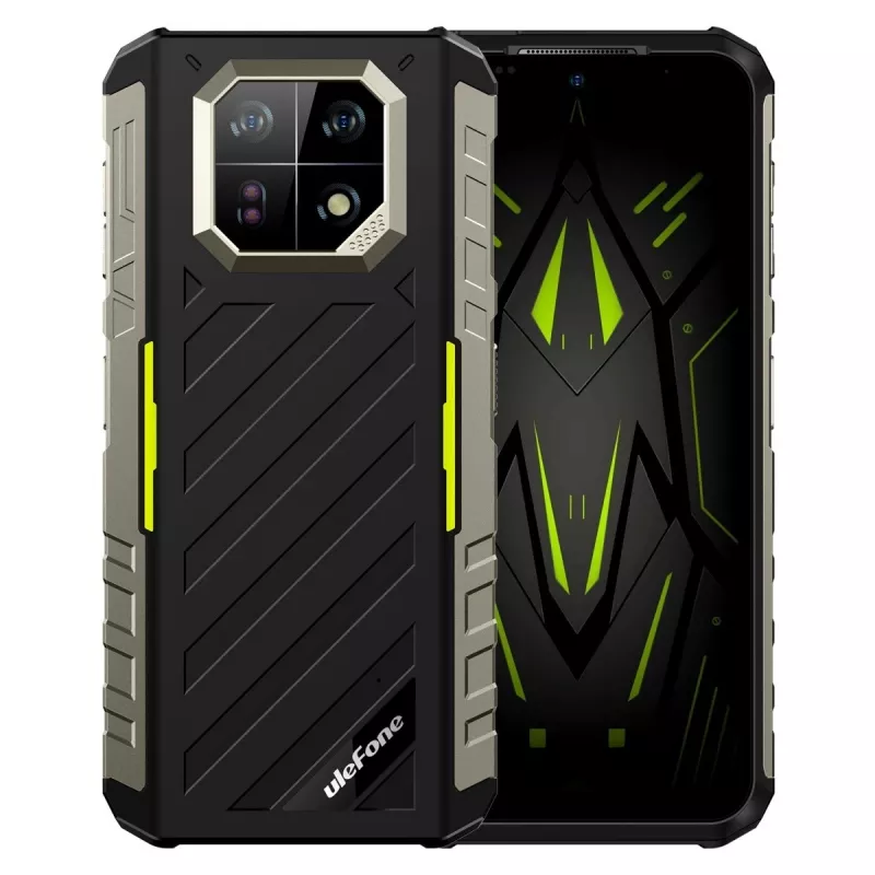 Patvarus išmanusis telefonas UleFone Armor 22 4G, 9 GB RAM, 128 GB atminties, IP69K, žalias