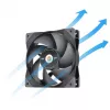 Thermaltake SWAFAN GT12 120mm korpuso ventiliatorius - juodas