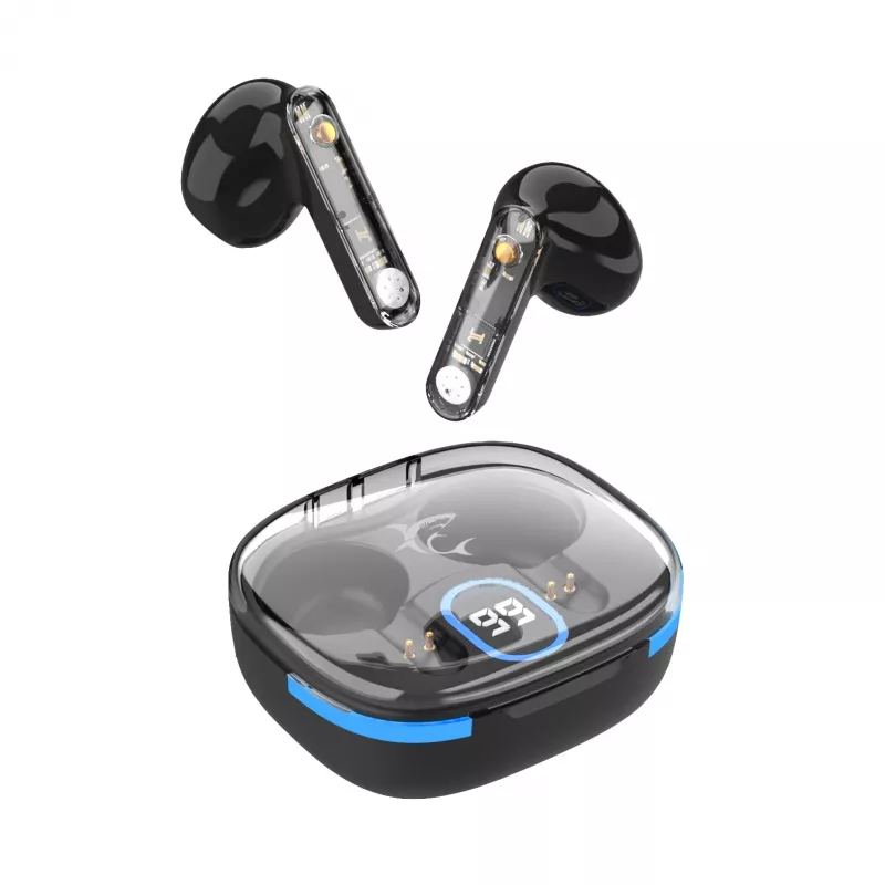 Ausinės White Shark GEB-TWS37 HyperBeat Juoda