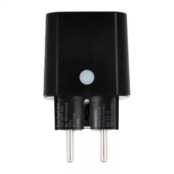 Shelly Plug PM Gen3 Matter 13A išmanusis lizdas, juodas