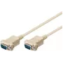 Microconnect SCSEHH3 serijinis kabelis, baltas, 3 m, DB9 M