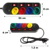 Maitinimo blokas 4 lizdai 1,5m MCE508 B