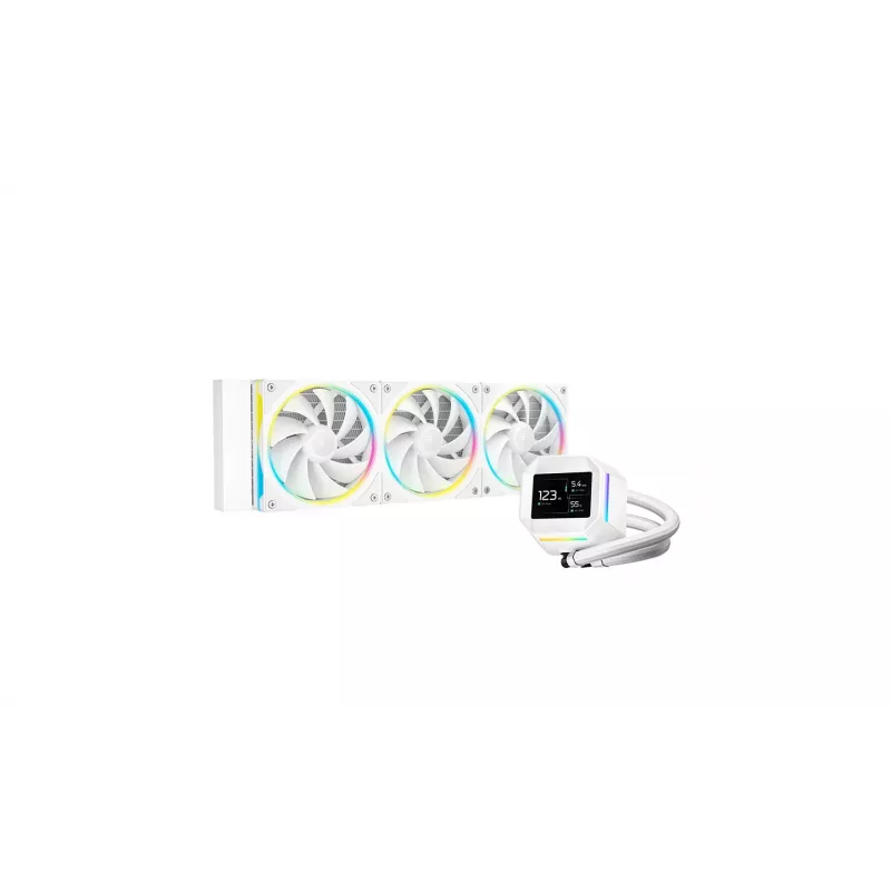 DeepCool LM360 WH procesoriaus skysčio aušinimo rinkinys 12 cm baltas 1 vnt.