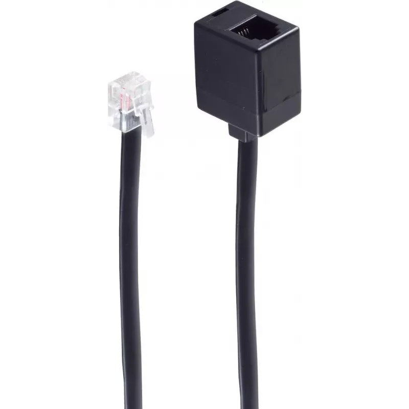 shiverpeaks BS70230-6/6 telefono laidas 10 m juodas (BS70230-6/6)