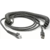 Datalogic USB laidas USB laidas, Type-A, spiralinis, 3,6 m (CAB-467)