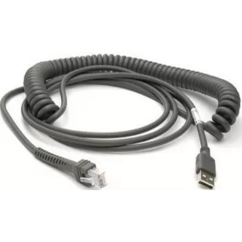 Datalogic USB laidas USB laidas, Type-A, spiralinis, 3,6 m (CAB-467)