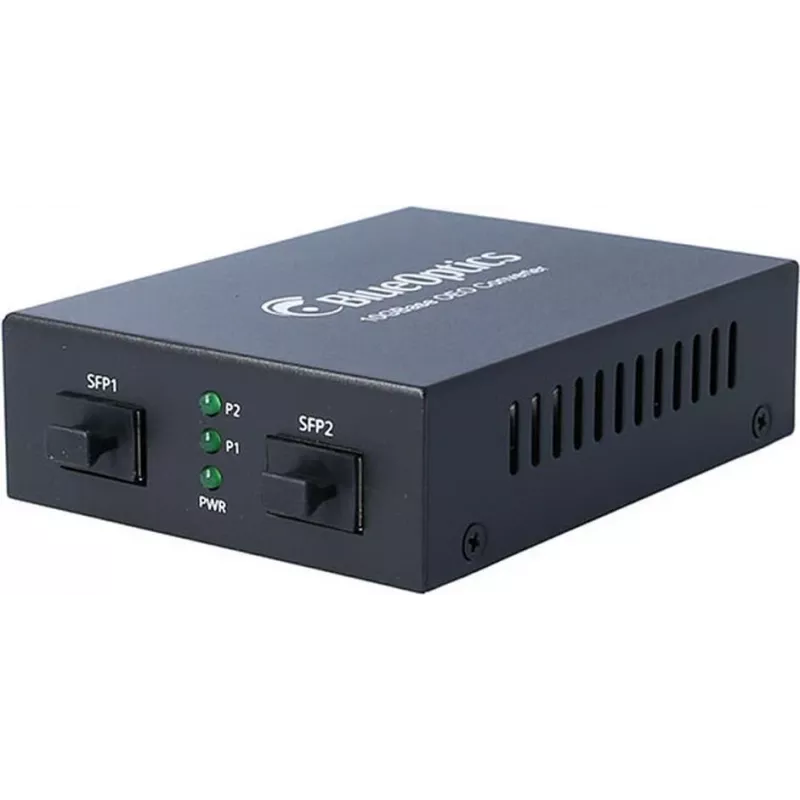 Tinklo medijos keitiklis BlueOptics BLMC011-011 10 Mbit/s juodas