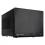 SilverStone SUGO 13 - Stacionarus - Mini-DTX - be maitinimo šaltinio (AT / PS/2) - Juoda - USB/Garso (SST-SG13B-Q)