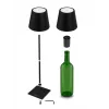 Stalinė LED lempa ESPERANZA ELD119K juoda — 3 W, 4000 K, 200 lm, USB-C, 2400 mAh baterija, 400 mm aukštis