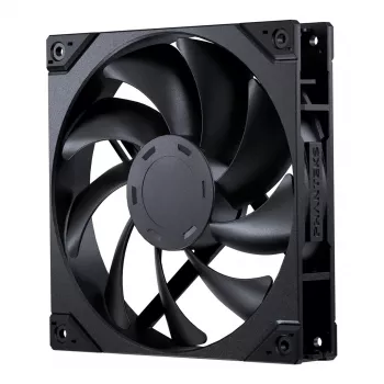 Phanteks M25 Gen2 140 mm PWM korpuso ventiliatoriai – 3 vnt. rinkinys, juodi