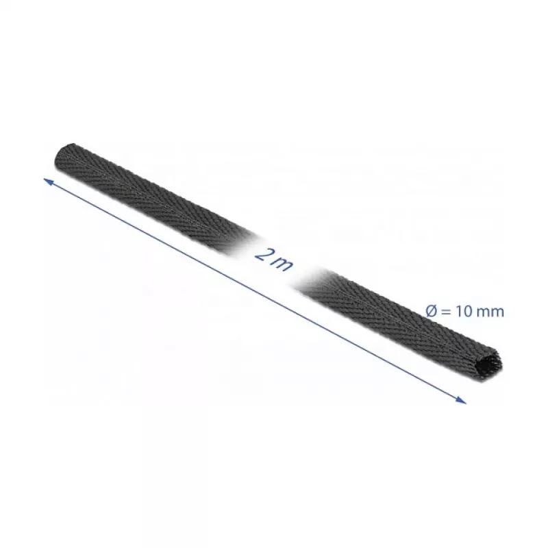 Termiškai susitraukiantis vamzdelis DeLOCK 20792 2 m x 10 mm juodas