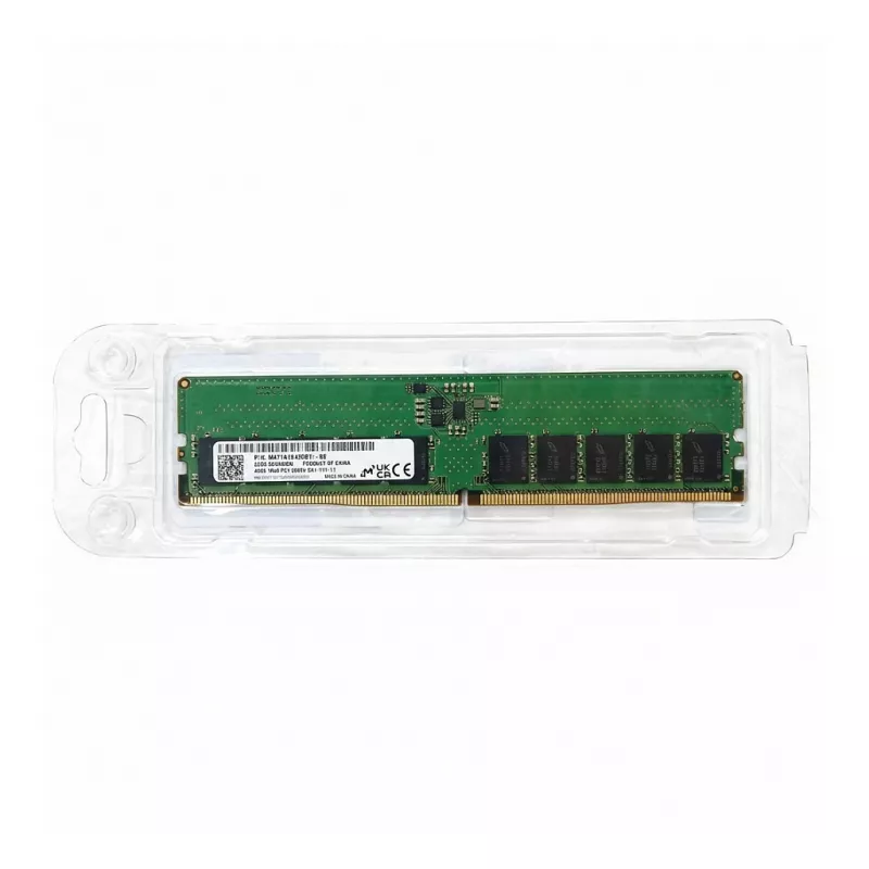 Micron - Modulis - 16 GB - DIMM 288-PIN - 5600 MHz / PC5-44800 - CL46 - bebuferinė - ECC