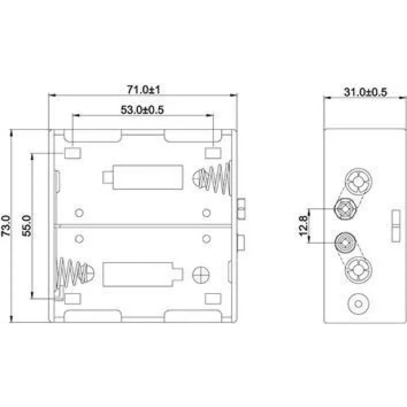 Wentronic 11452 baterija juoda