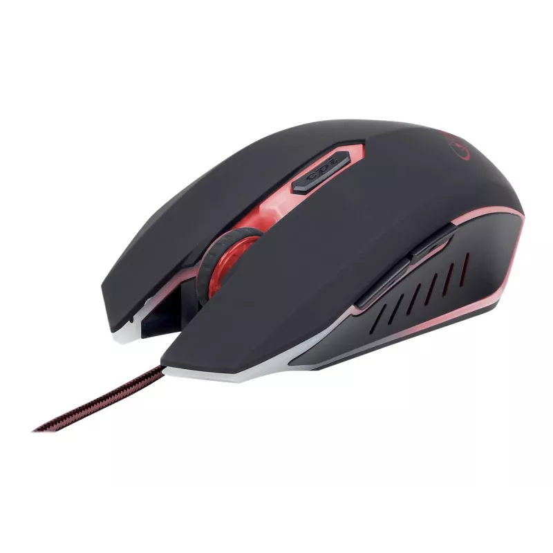 pelė USB OPTICAL GAMING/RED MUSG-001-R GEMBIRD