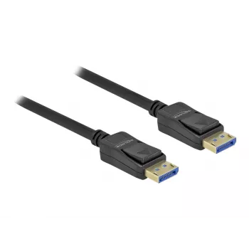 Delock - DisplayPort laidas - DisplayPort (kištukas) į DisplayPort (kištukas) - DisplayPort 2.0 - 1,0 m - palaiko 10K 60 Hz (10 240 x 4320) - juodas (80261)