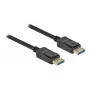 Delock - DisplayPort laidas - DisplayPort (kištukas) į DisplayPort (kištukas) - DisplayPort 2.0 - 1,0 m - palaiko 10K 60 Hz (10 240 x 4320) - juodas (80261)