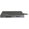 Nešiojamojo kompiuterio dokas LC-Power LC-HUB-C-MULTI-5 USB 3.2 Gen 1 Type-C laidas