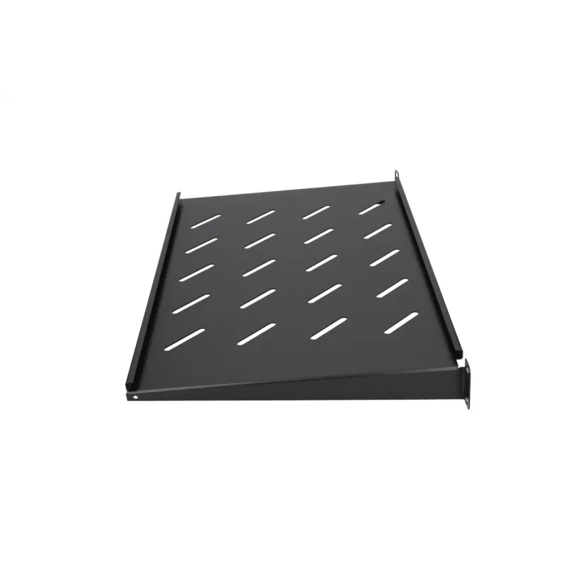 Rack shelf Extralink SHELF 1U for 19 inch wall cabinets, 1U, 300 mm, Juoda, metal