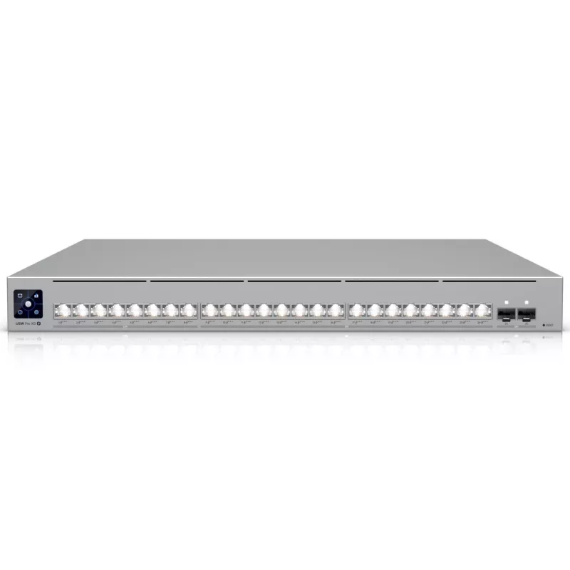 UBIQUITI USW‑Pro‑XG‑24‑PoE valdomas komutatorius su 24 prievadais ir 720W PoE