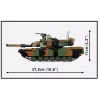 Konstruktorius Cobi M1A2 SEPV3 Abrams modelis su 1065 kaladėlėmis