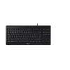 CHERRY STREAM TKL klaviatūra universali USB QWERTZ šveicariška juoda